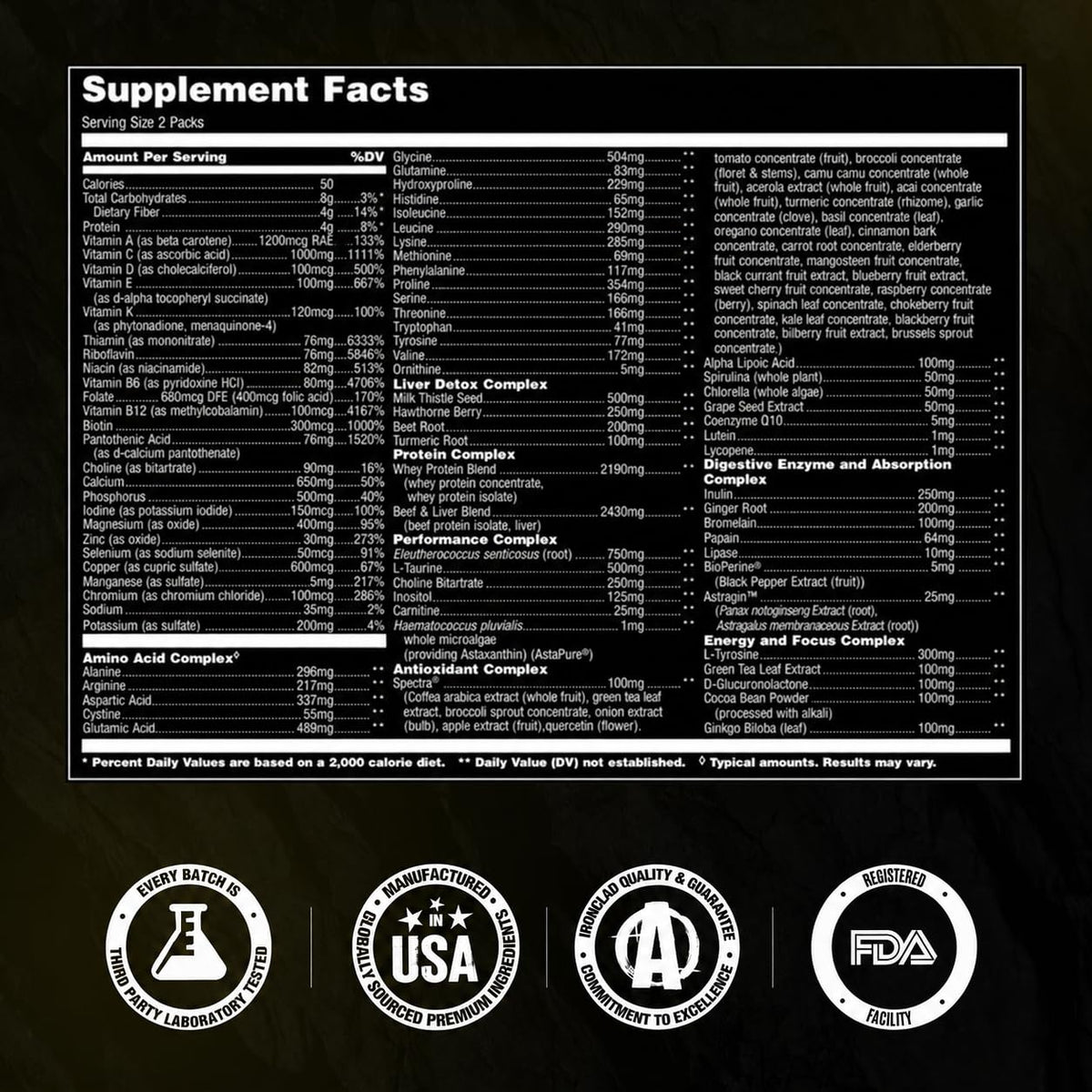 Animal Pak Multivitamin for Men & Women - 44 Packs - image 7
