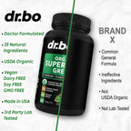 DR. BO Organic Superfood Greens & Fruit Supplement - 60 Tablets - image 7