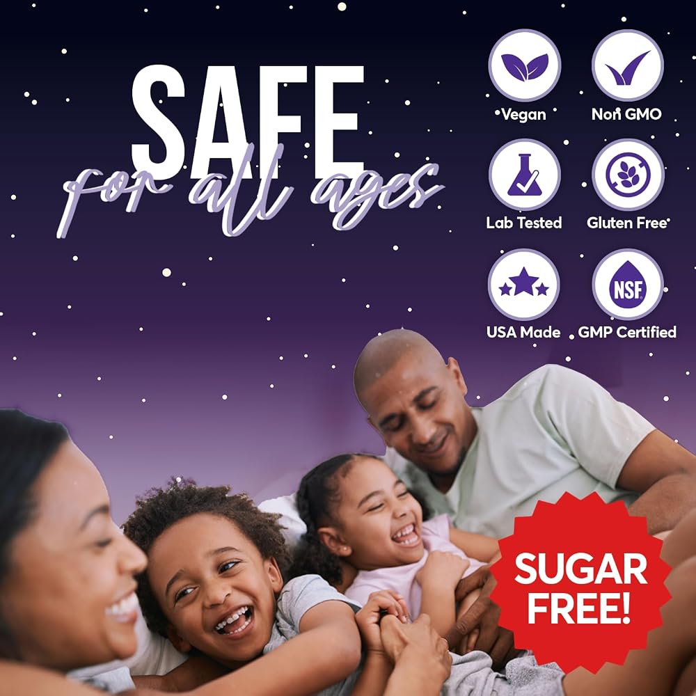 FIOR Melatonin & L-Theanine Sleep Gummies Sugar Free - 120 Count - image 4