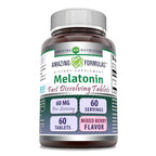 Amazing Nutrition Melatonin 60 mg Fast Dissolving Sleep Support - 60 Tablets