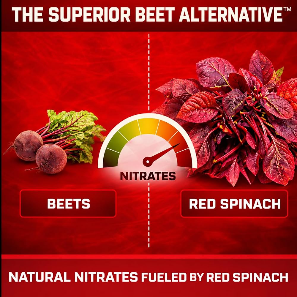 Nutrigardens VitaSpinach Red Spinach Extract Nitric Oxide Booster - 30 Servings - image 2
