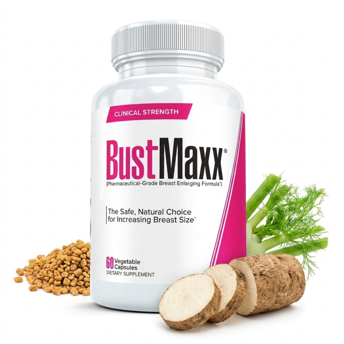 BustMaxx Breast Enhancement Supplement - 60 Capsules - image 4