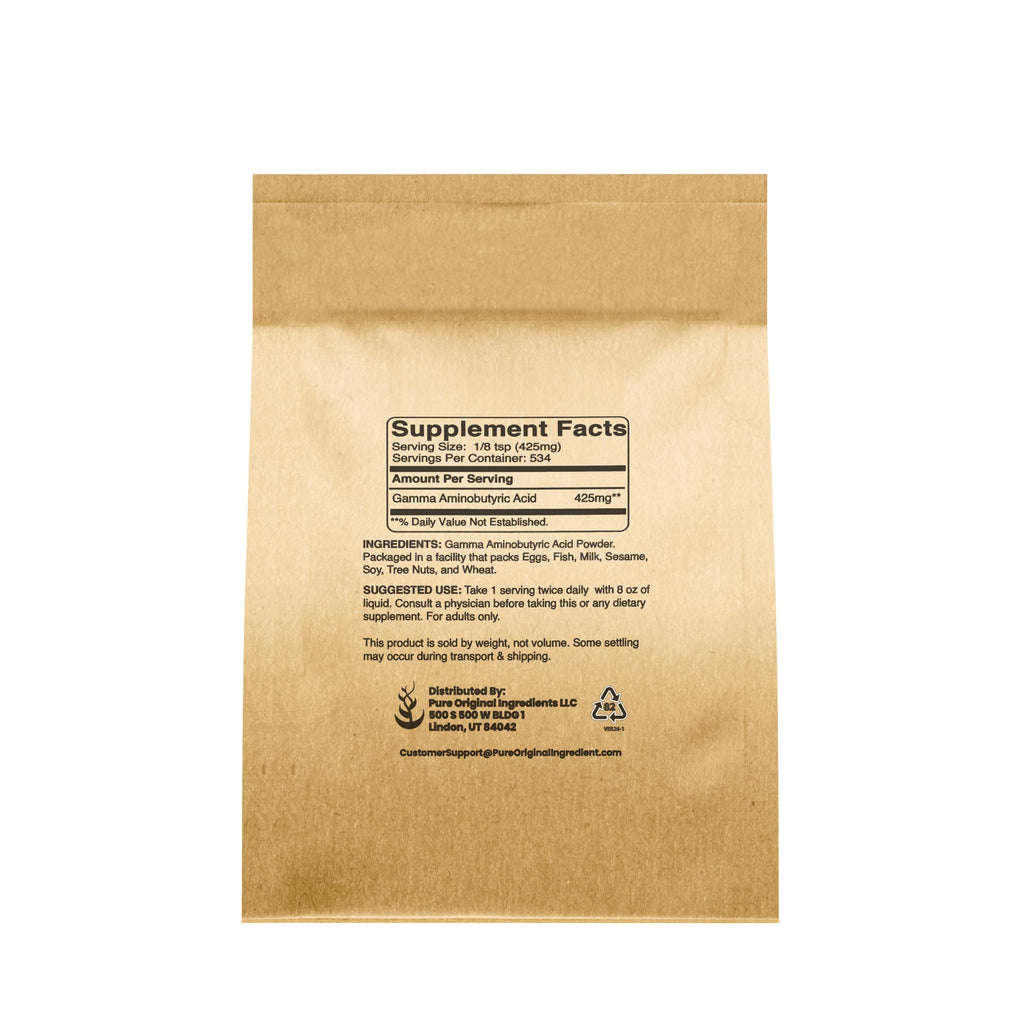 PURE ORIGINAL INGREDIENTS GABA Powder - 8 Ounce - image 2