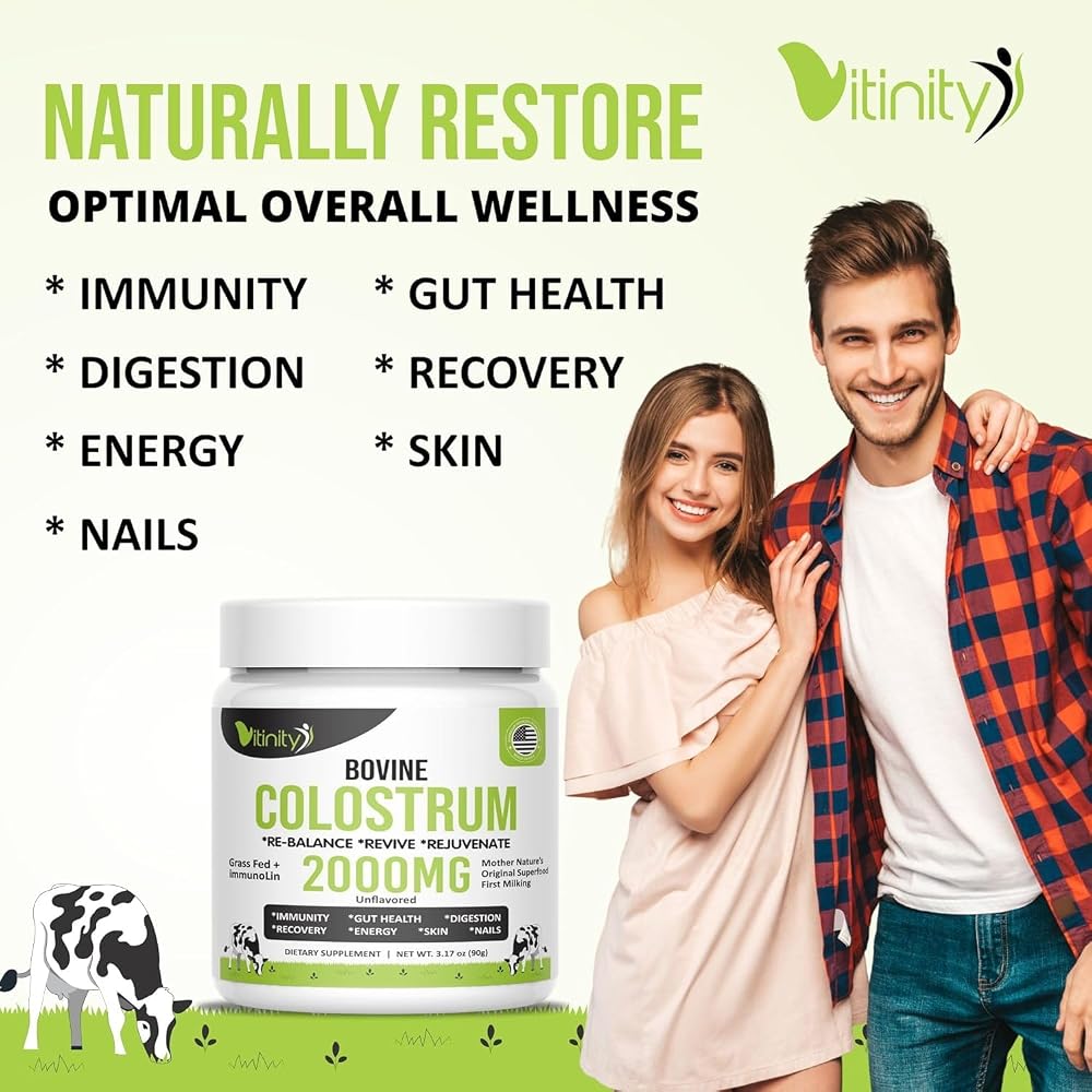 VITINITY Grass Fed Bovine Colostrum Powder