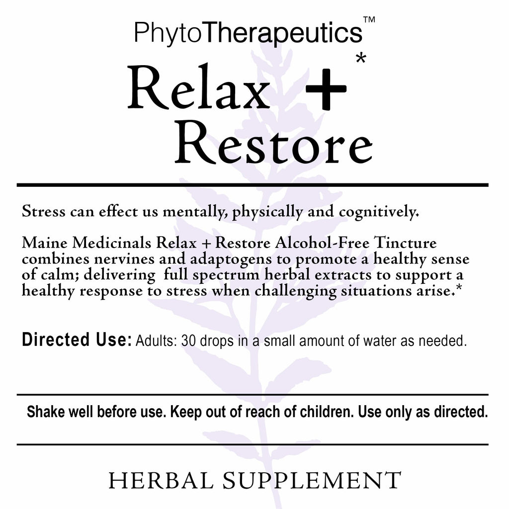 Maine Medicinals Relax + Restore Alcohol-Free Herbal Stress Support - 2 fl oz - image 5