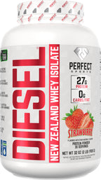 PERFECT SPORTS Diesel Whey Protein Isolate Strawberry - 2 lb