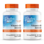 Doctor's BEST Vitamin D3 5000 IU Softgels - 720 Count