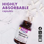 Bluebonnet Magnesium Glycinate 400mg Maximum Absorption Mineral