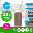 Orgain Organic Vegan Protein Powder + Oat Milk - 20g Plant Based
