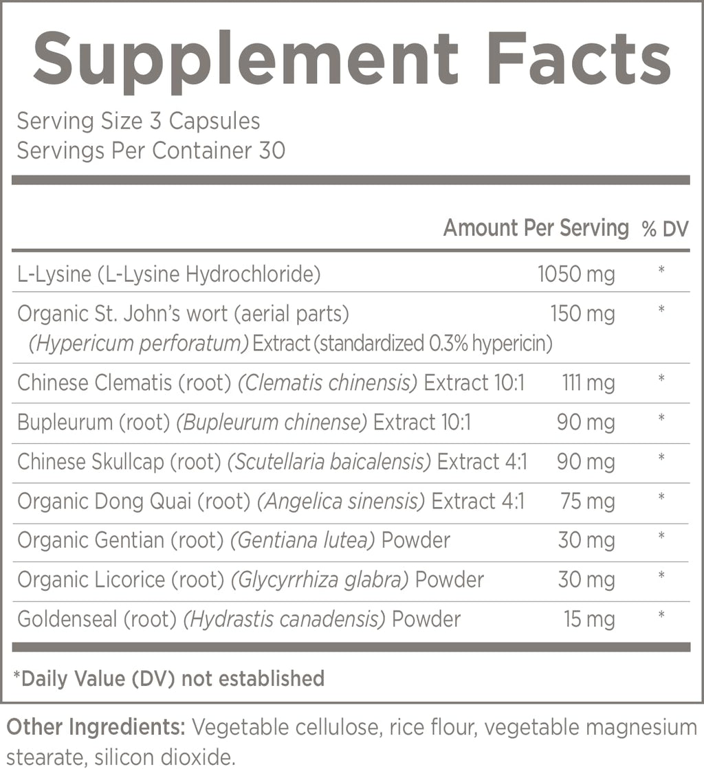 Natural Wellbeing Trilex Essentials for Cold Sores - with Lysine - image 3