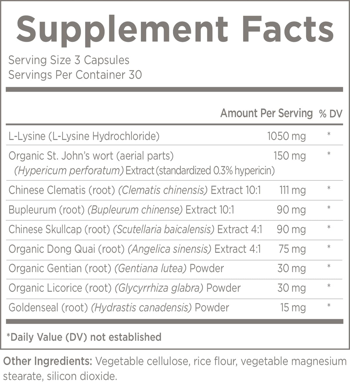 Natural Wellbeing Trilex Essentials for Cold Sores - with Lysine - image 3