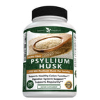 Potent Garden Psyllium Husk Capsules Soluble Fiber - 240 Capsules