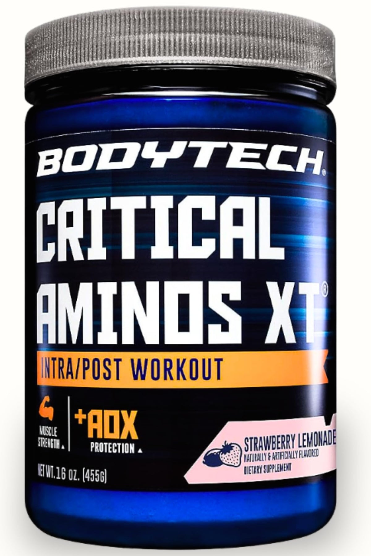 BodyTech Critical Aminos XT Powder, Strawberry Lemonade - 45 Servings
