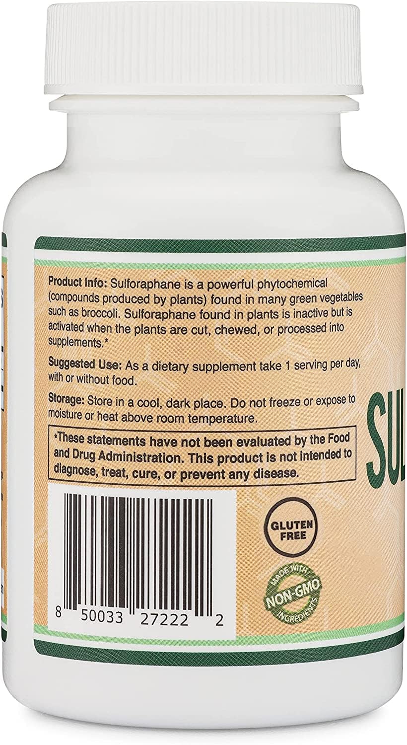 Double Wood Sulforaphane Glucosinolate 20mg - 120 Capsules - image 4
