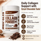 Divine Health Dr. Colbert Hydrolyzed Collagen Powder Chocolate - 630g - image 3