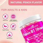 NEWOLITE Vitamin B1 Thiamine 500mg Gummies - 60 Count - image 5