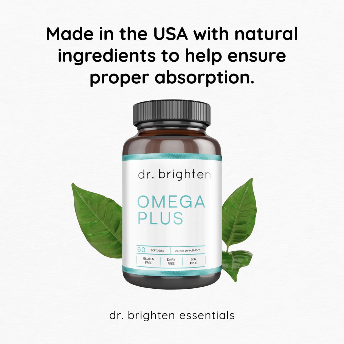 Dr. Brighten Omega Plus 1500 mg EPA/DHA Fish Oil - 60 Softgels - image 7