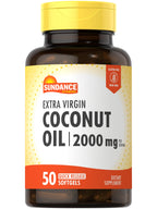 Sundance Extra Virgin Coconut Oil Softgels 2000mg - 50 Softgels