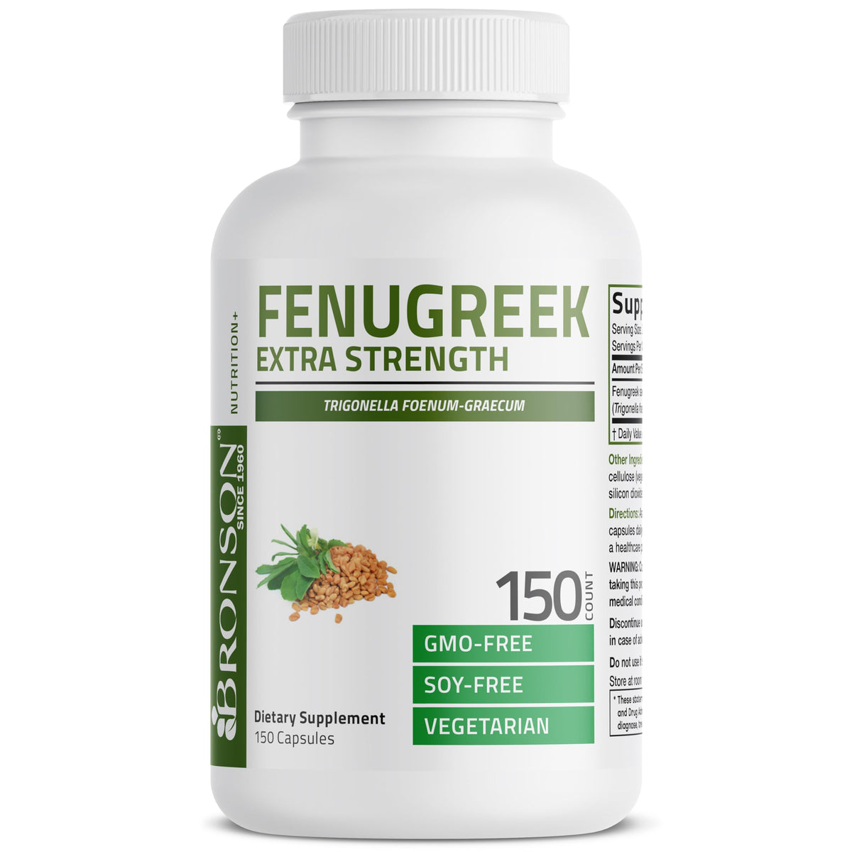BRONSON Flavored Capsule adult Fenugreek Supports Healthy Immune