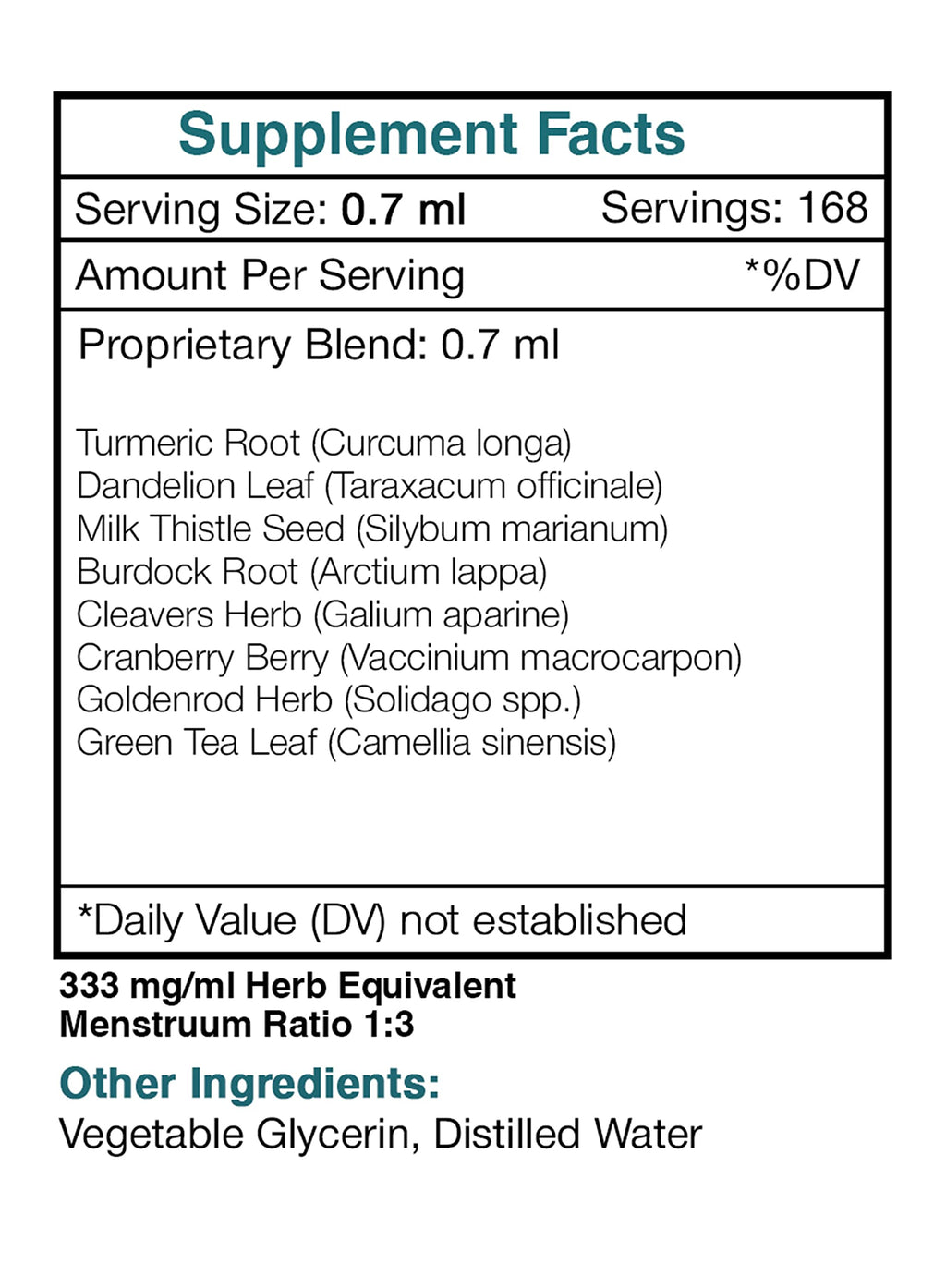 Secrets of the Tribe Tribal Detox Herbal Extract