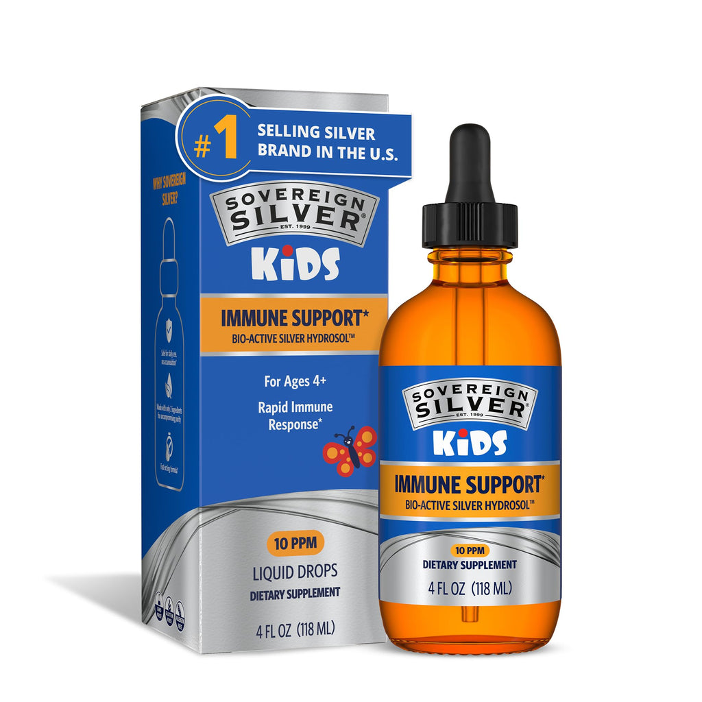 Sovereign Silver Kids Immune Support Colloidal Silver - 4 fl oz