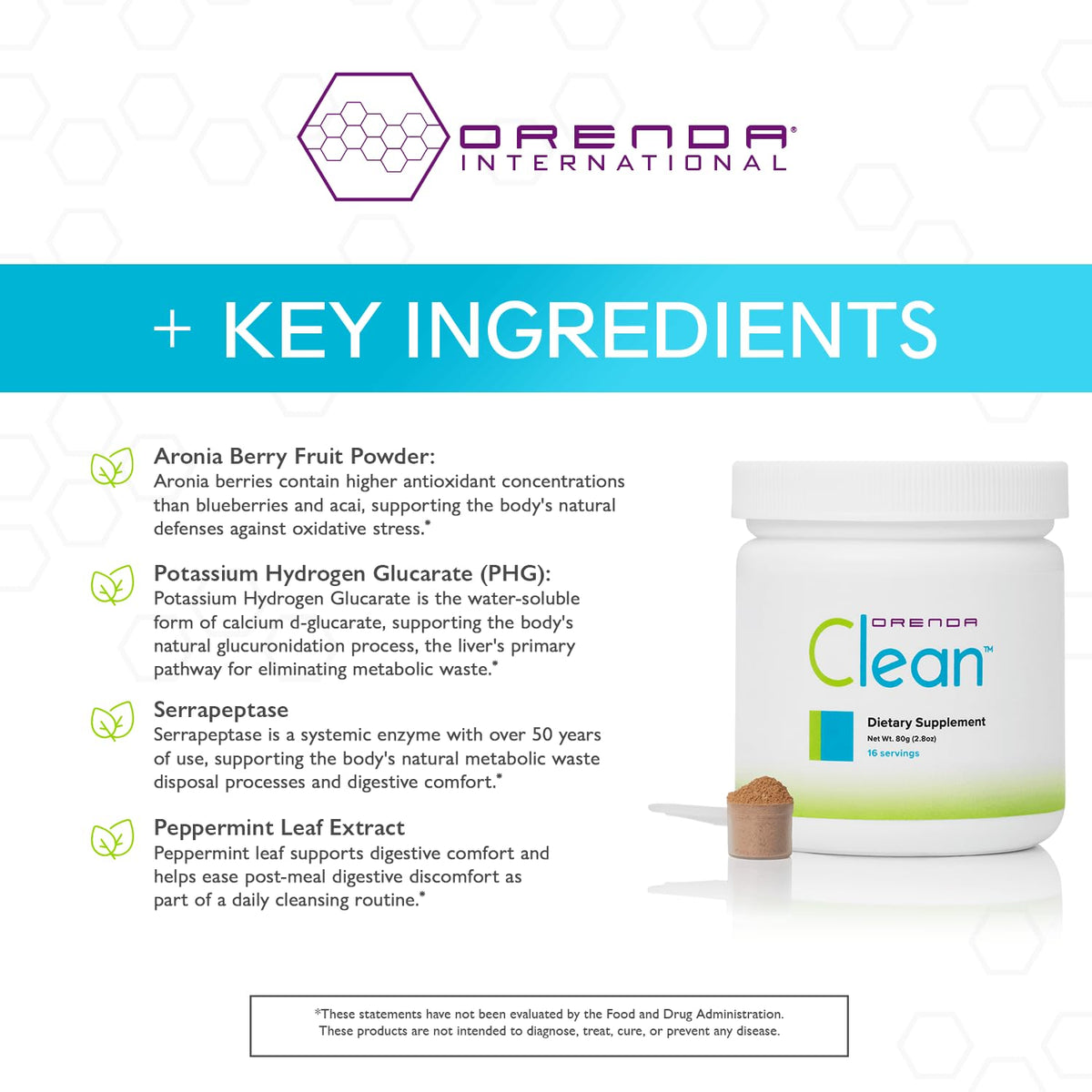 Orenda Clean 18-Botanical Powder Milk Thistle Liver Support - 80g - image 4