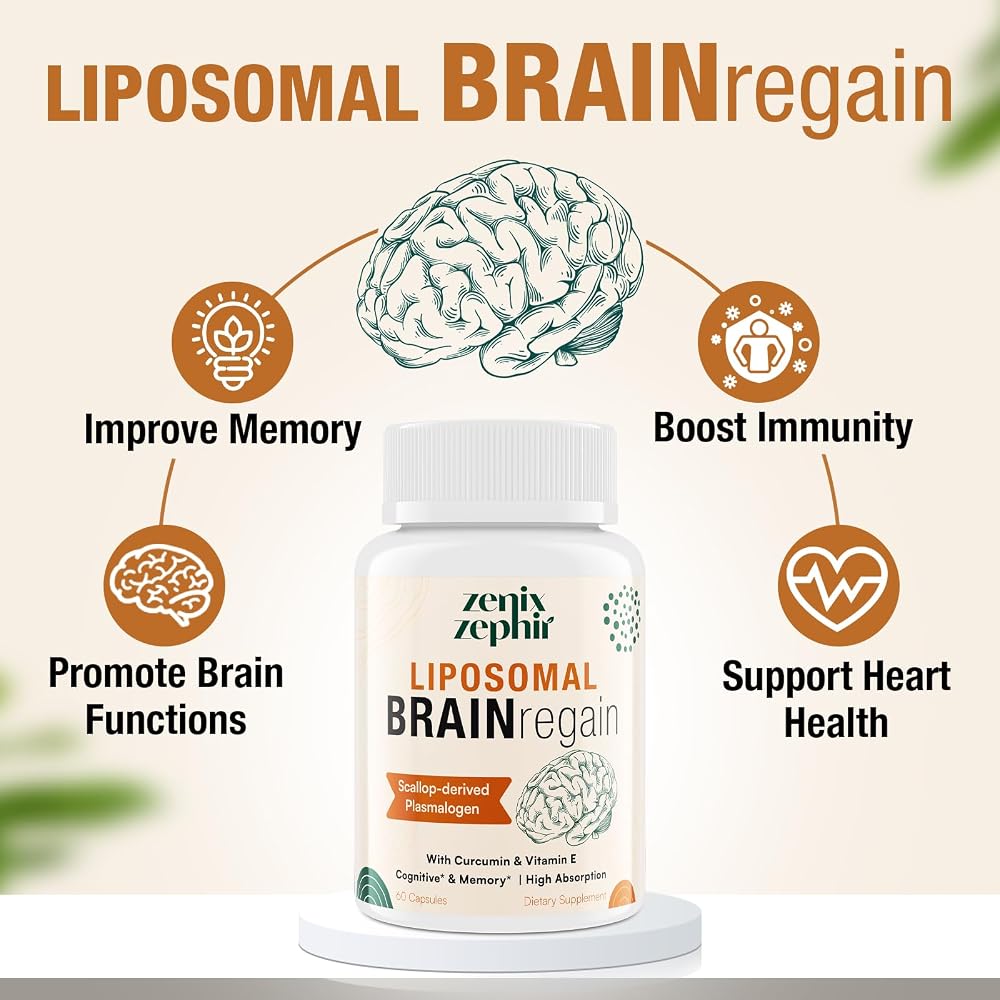 ZenixZephir Liposomal Brain Supplement for Memory and Focus - 60 Softgels - image 3