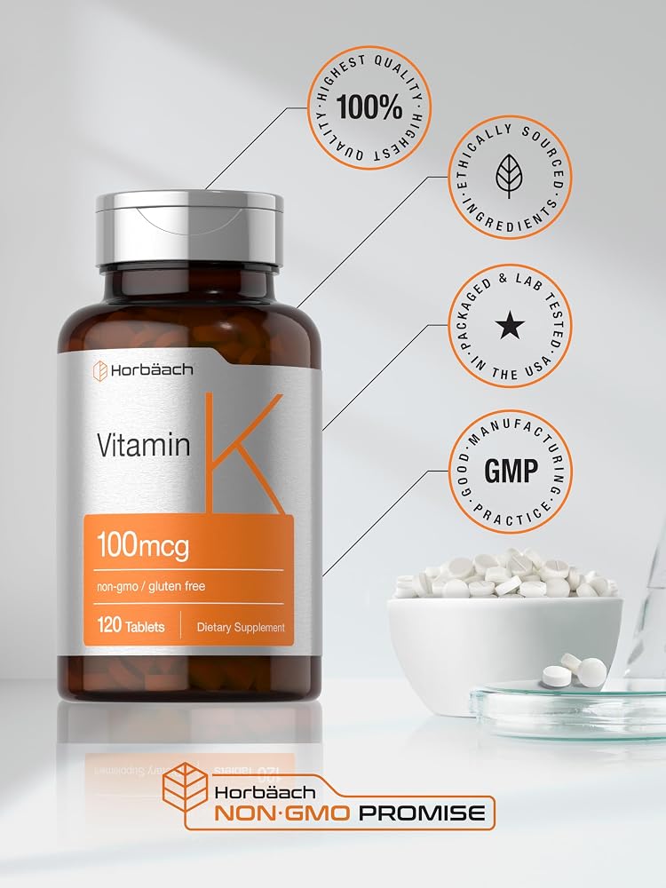 Horbäach Vitamin K 100mcg - 120 Tablets - image 6