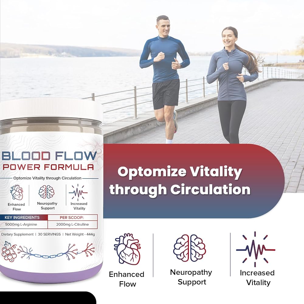 M Pain Management Blood Flow Power Formula Drink Powder - 444g - image 2