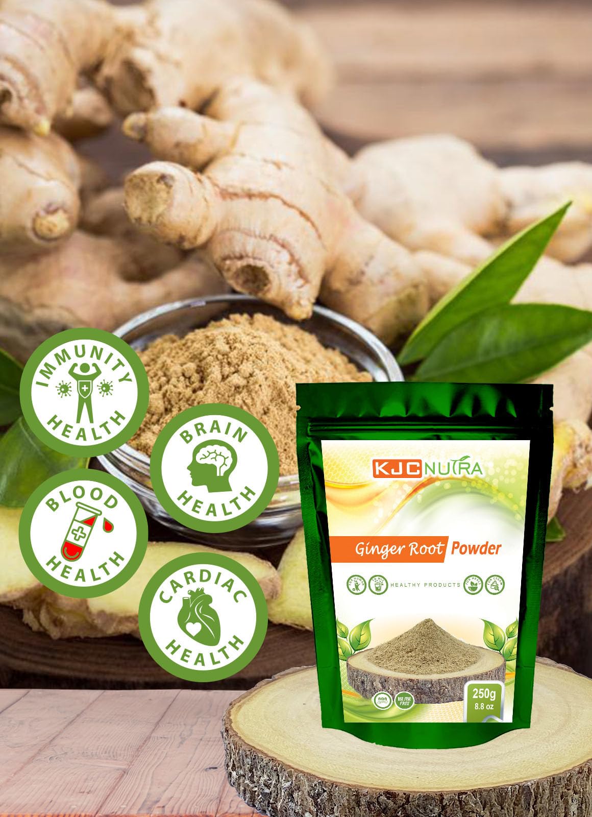KJC Nutra Ginger Root Powder - 250 g - image 5