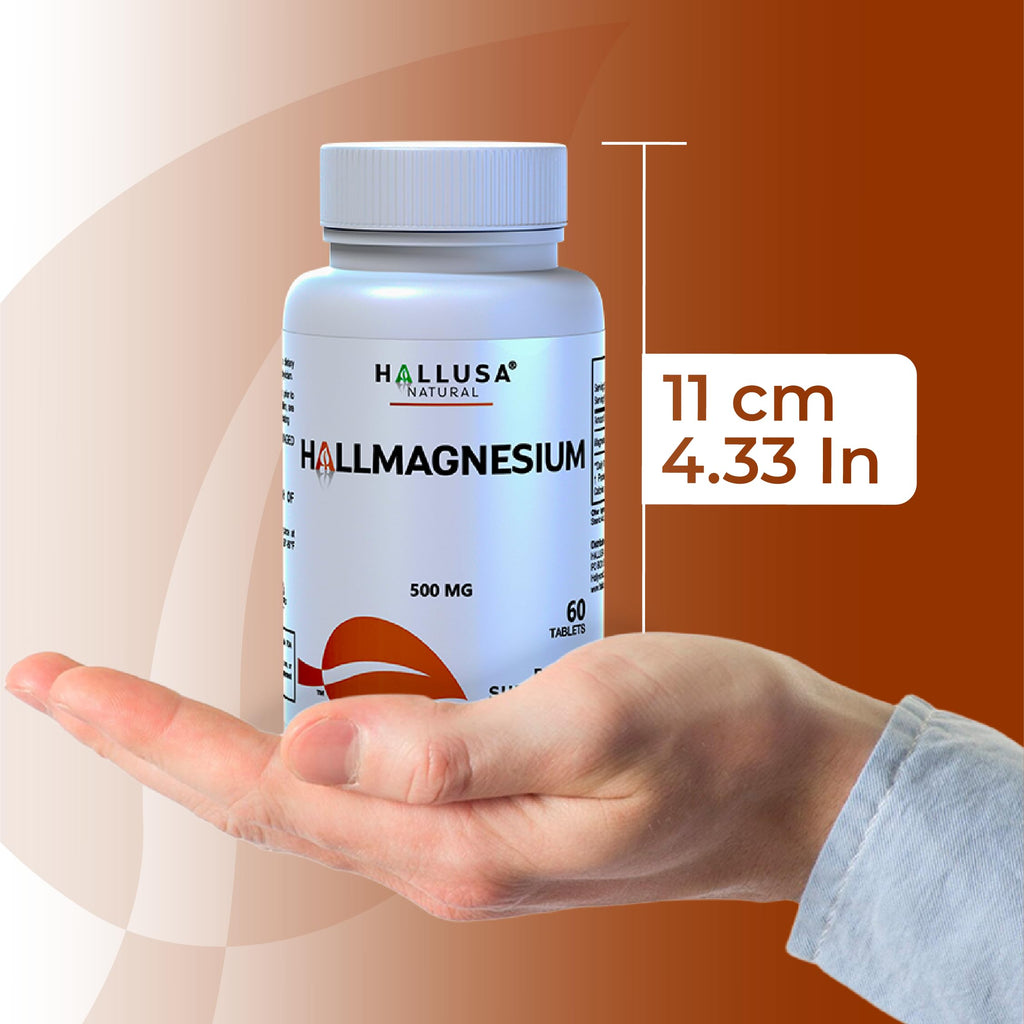 Hallusa Natural Magnesium Oxide 500 mg - 60 Capsules - image 7