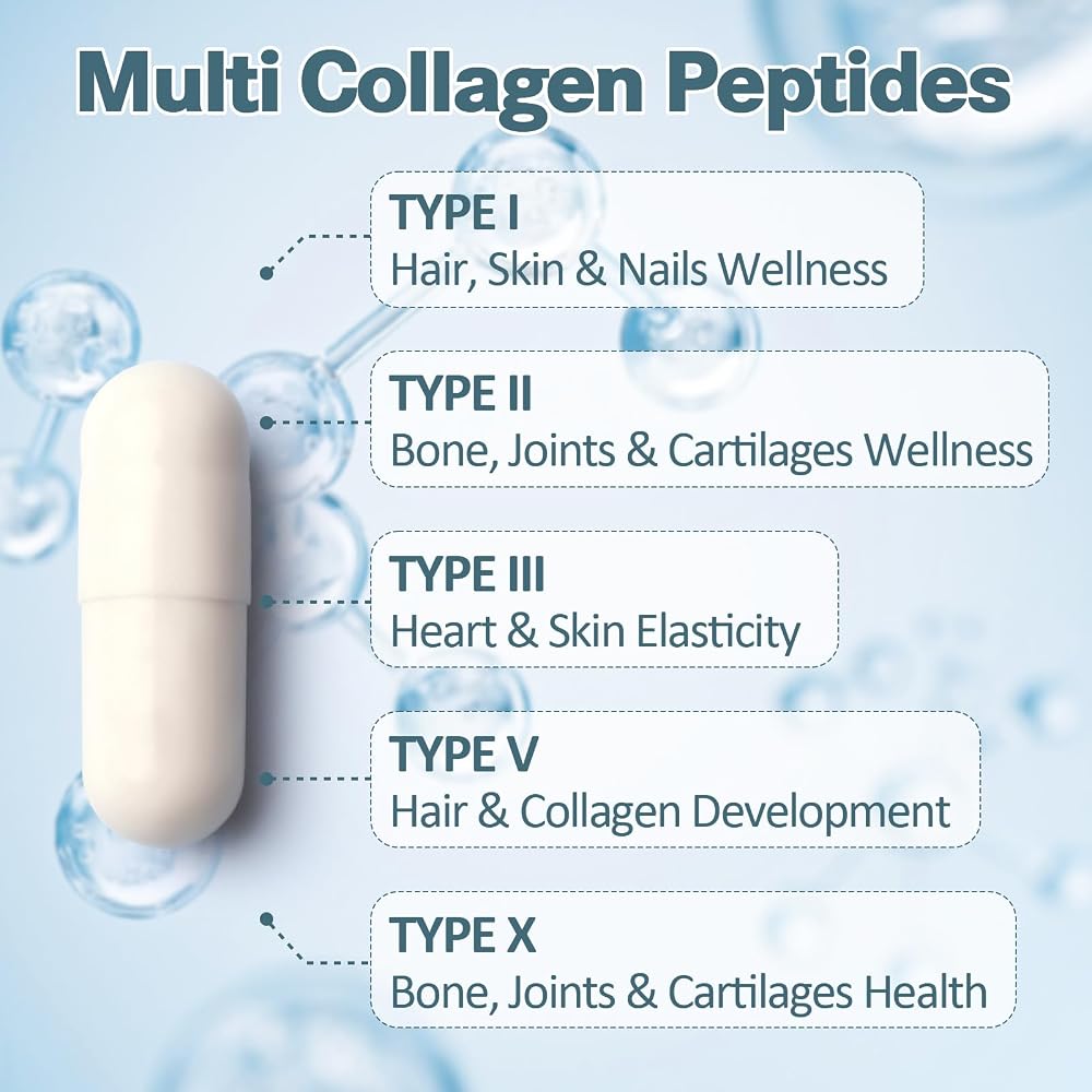 Totaria 18-in-1 Collagen Pro 1500mg Multi-Collagen - 120 Capsules - image 3