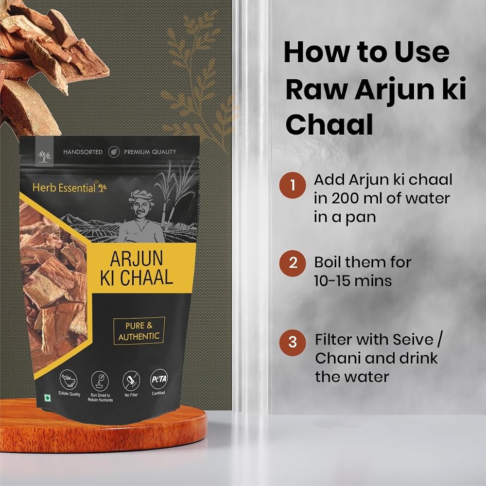 Herb Essential Arjuna Chaal Herbal Supplement - 400g - image 7