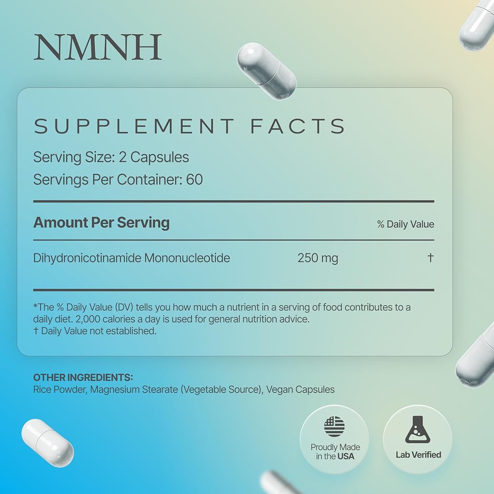 Prime Powders NMNH Capsules NAD+ Support - 120 Vegetarian Capsules - image 6