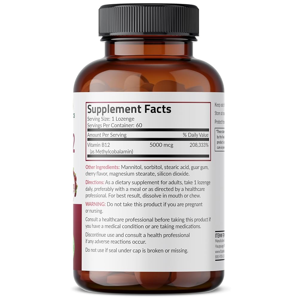 Futurebiotics Methyl B12 5000 MCG Vitamin B12 Methylcobalamin