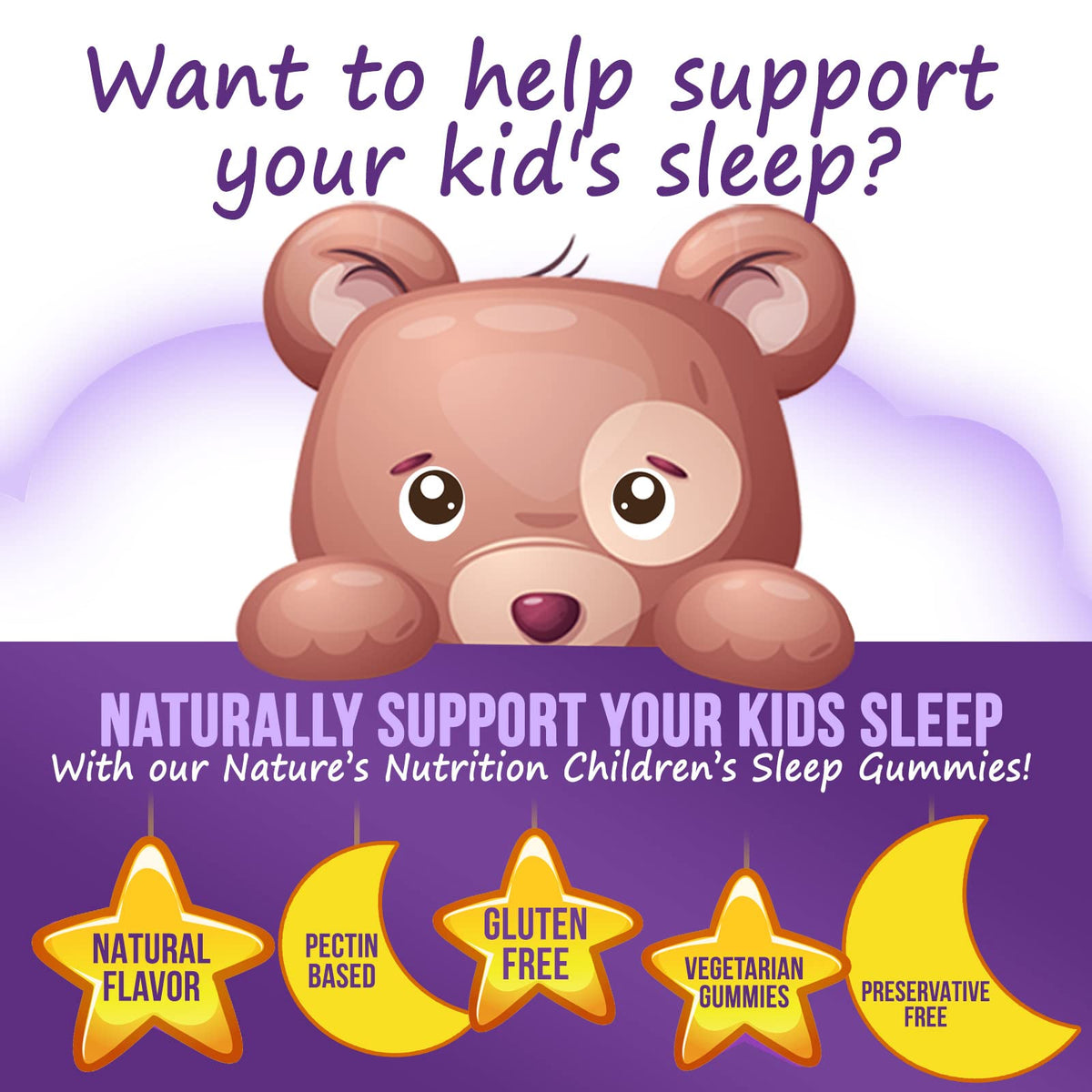 Nature's Nutrition Kids Melatonin Gummies 2mg - 60 Gummies - image 5