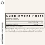 Codeage Liposomal L-Glutamine 1000mg - 180 Capsules - image 2
