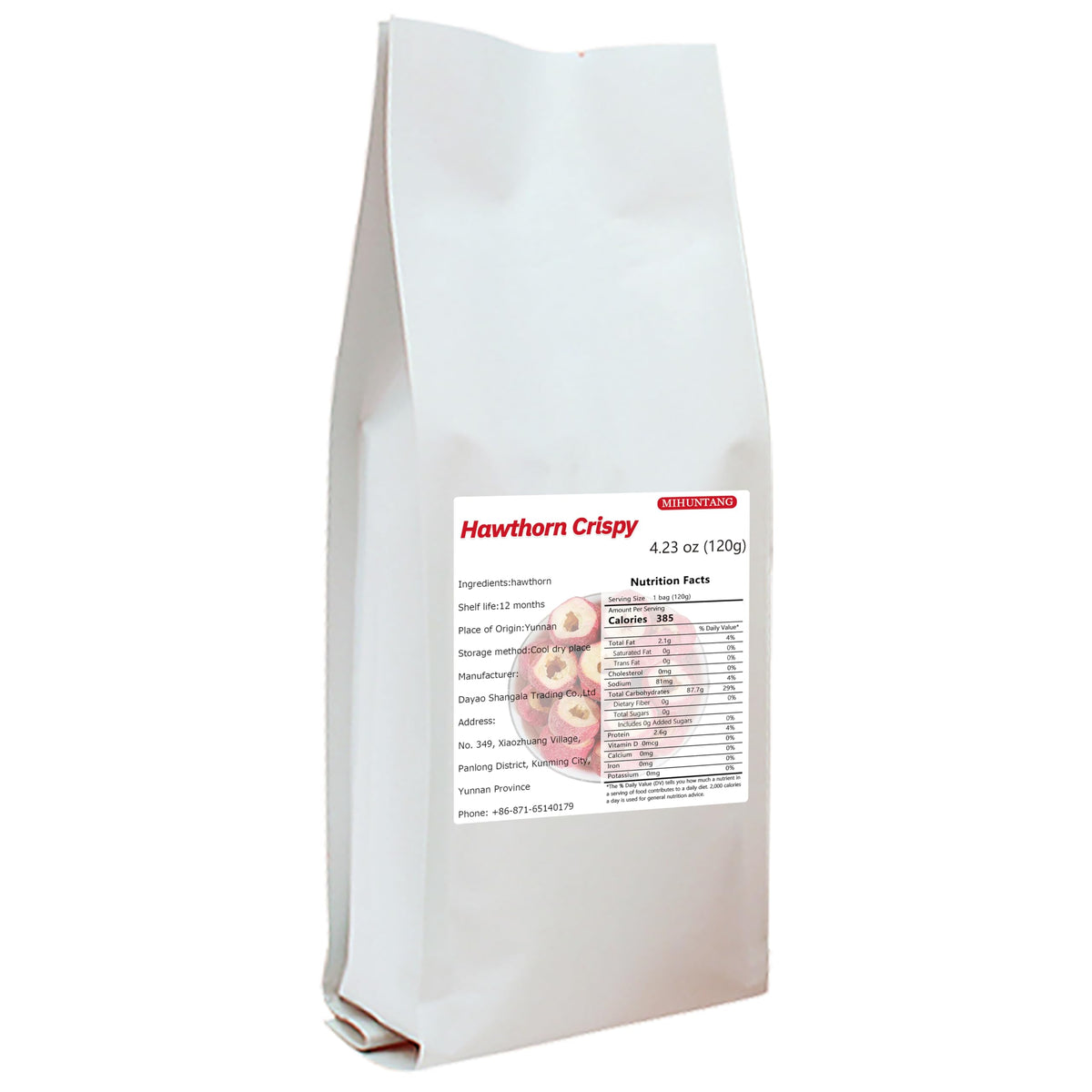 MIHUNTANG Dried Hawthorn Seedless Whole Fruit - 4.23oz - image 7
