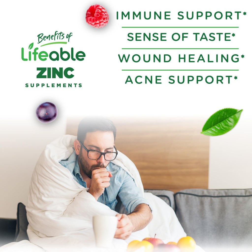 Lifeable Zinc Gummies Maximum Strength 50 mg - 90 Count - image 3