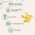Micro Ingredients Vitamin D3 K2 5000IU Parent
