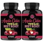 Angry Supplements Apple Cider Vinegar + Beet Root Powder Capsules - 120 Count