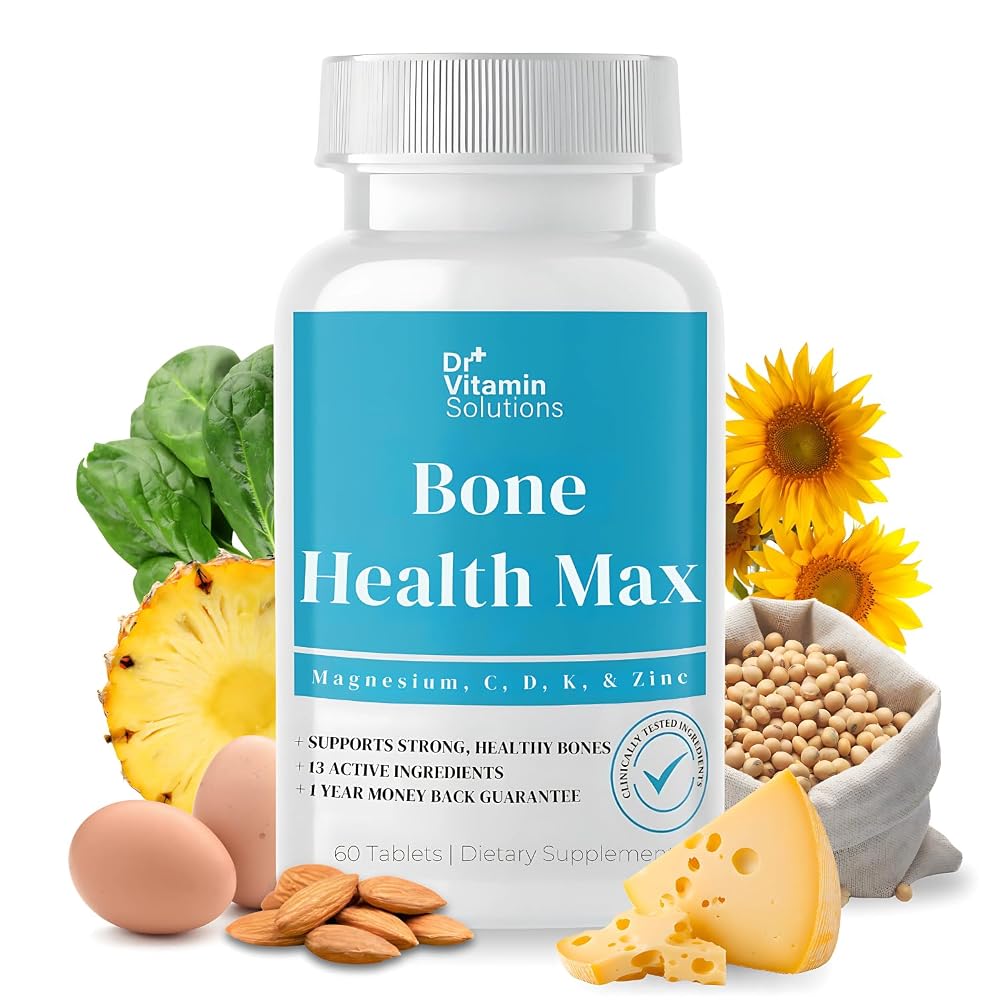 DR Vitamin Solutions Bone Health Max Calcium & Magnesium - 60 Tablets