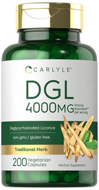 Carlyle DGL Deglycyrrhizinated Licorice - 200 Vegetarian Capsules
