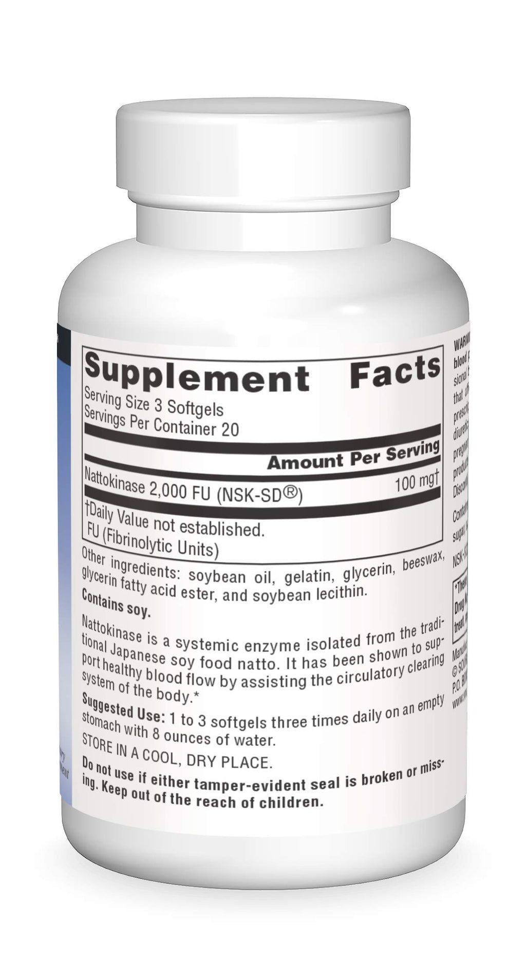 Source Naturals Nattokinase 36mg
