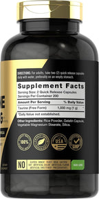 Carlyle Taurine 1000mg - 400 Capsules - image 2
