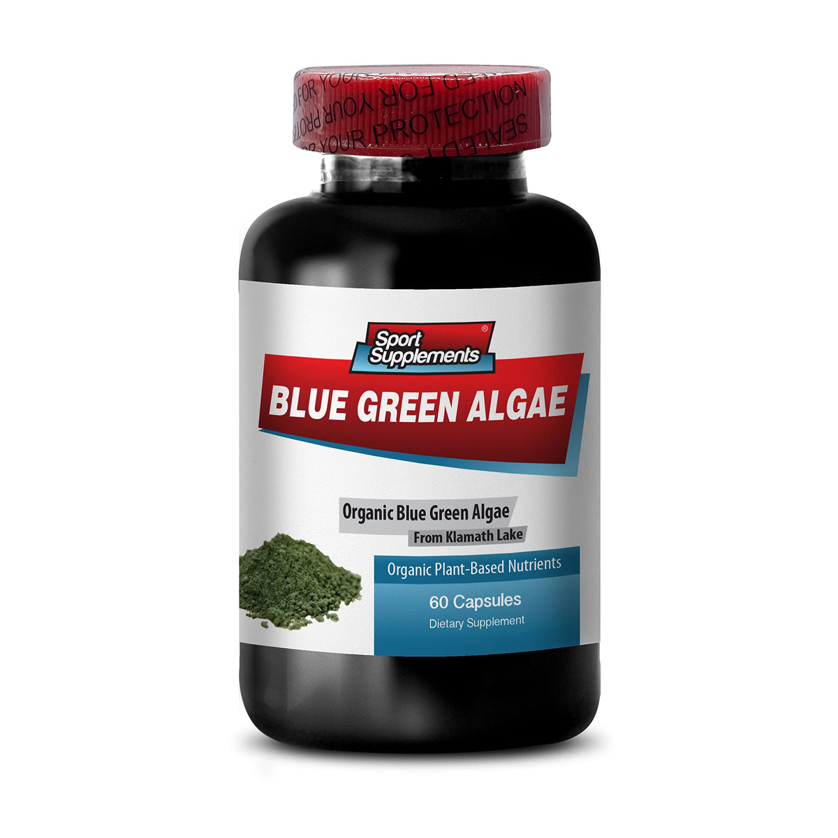 Sport Supplement Klamath Blue Green Algae 500mg - 60 Capsules - image 2