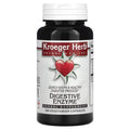 Kroeger Herb Digestive Enzyme - 100 Vegetarian Capsules