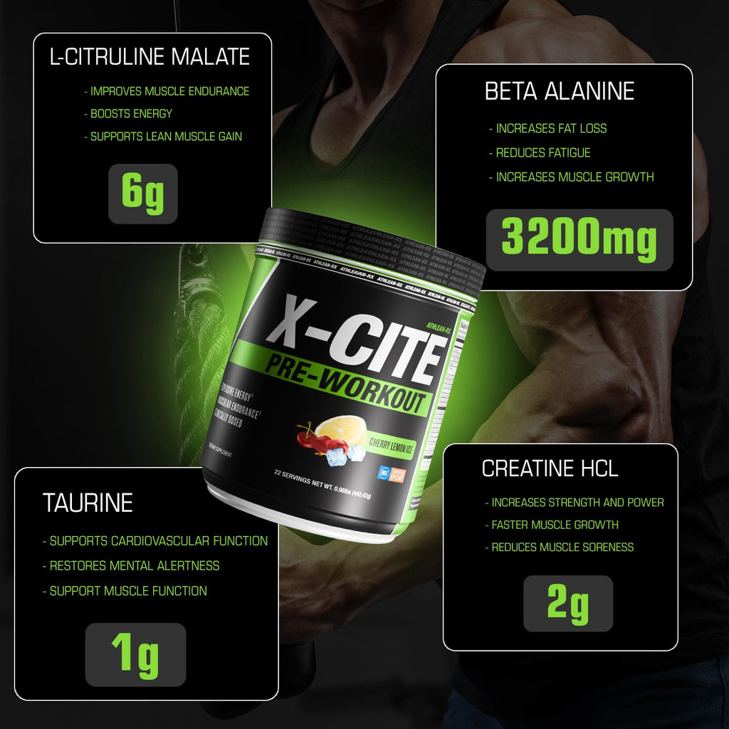 ATHLEAN-RX X-CITE Pre-Workout by ATHLEAN-X - Enhanced Formula