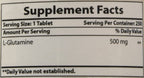 Best Naturals L-Glutamine 500 mg - 250 Tablets - image 9