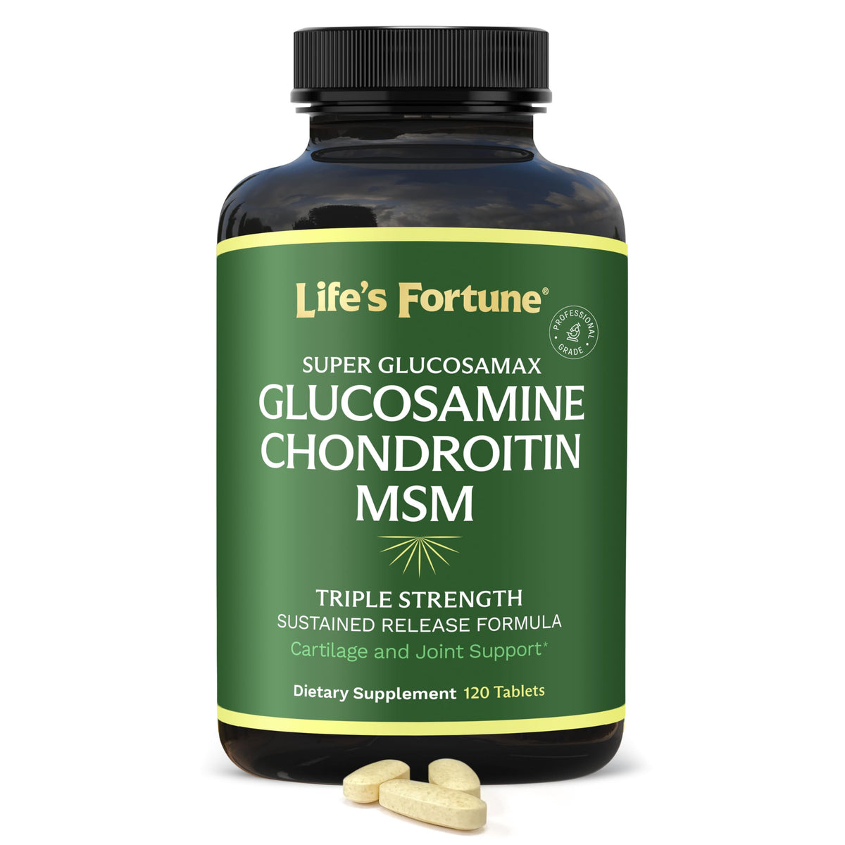 Life's Fortune Triple Strength Glucosamax Joint Support - 120 Tablets